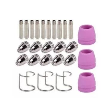 Imagem de 26pc Ag60 Sg55 Cut60 Lgk60 Bicos Eletrodo Consumíveis Plasma - MINYMIX