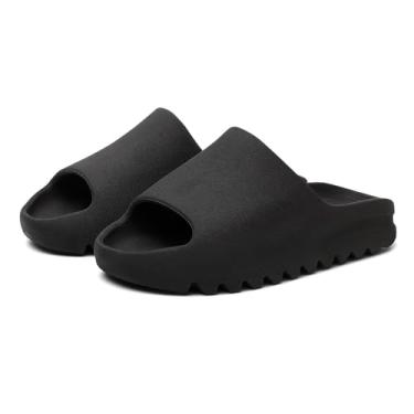 Imagem de Chinelo Slide Mion Nuvem Tratorado Microexpandido Retro Confortavel Calce Facil Praia Piscina Tamanho:37;Cor:Preto;Gênero:Masculino;Departamento BS:Esporte