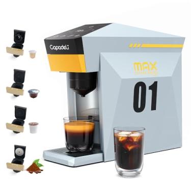 Imagem de Máquina de café expresso multifuncional 4 em 1, para cápsula original Nespresso/cápsula k-cup / L'OR Ne'spresso cápsula original/Do'lce Gusto/Café moído, máquina de café de dose única de pressão de 19