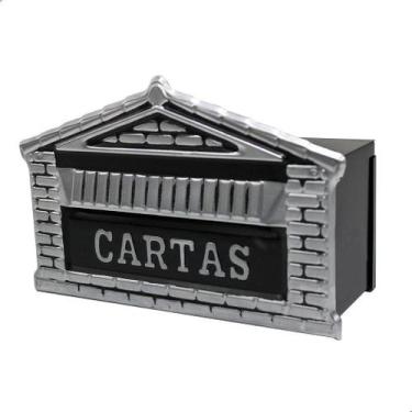 Imagem de Caixa de Correio Cartas Tijolinho Popular 12x25 para Embutir Muro em V