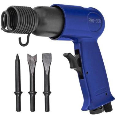 Imagem de Martelete Rebarbador Curto Pneumático 3.000 BPM Oficina Pro-300 PDR - 