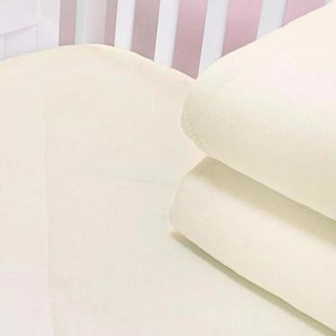 Imagem de Kit 3 Lençol Palha Berço Americano de Algodão  - Loja Baby