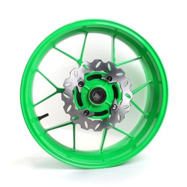Imagem de Arashi Roda Traseira e Disco de Freio Rotor para Honda CBR600RR 2007-2017, Acessórios de Substituição de Motocicleta Verde Neon