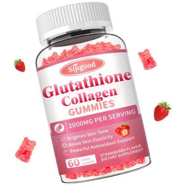 Imagem de Gomas de glutationa e colágeno Sijigood Skin Brightening 60 ct