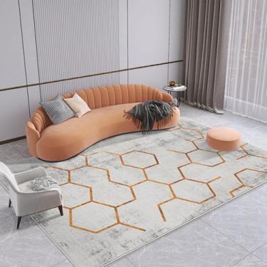 Imagem de Tapetes leves e luxuosos para decoração de sala de estar, laváveis, para quarto, sala de estar, tapete macio para vestiário (200x250 cm/A)