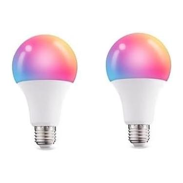 Imagem de Lâmpada Smart Wi-Fi + Bluetooth 15 W RGB e Luz Branca (Quente/Fria) – 16 M Cores, Compatível com Tuya/Smart Life, Alexa e Google Assistente, Bocal E27 (Bivolt)