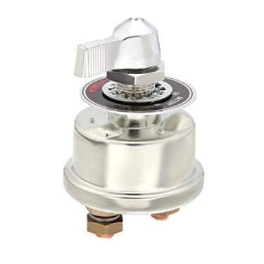 Imagem de Madlife Garage Interruptor de desconexão de bateria mestre de 12-48 V, interruptor de desligamento de isolador de energia de bateria 200A Duty Master com placa frontal para carro, veículo, trailer e