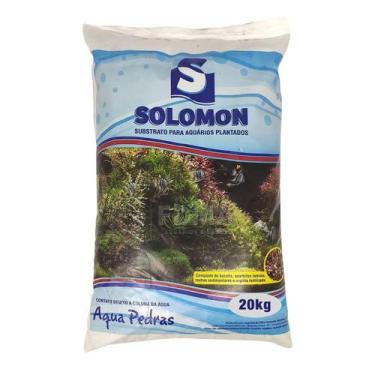 Imagem de Substrato Fértil Solomon 20kg para Aquários Plantados - Aqua Pedras