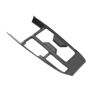 Imagem de TUCKBOLD Capa de acabamento do painel de mudança de marchas de controle central para Honda Accord 2023-2025 Controle de mudança de marchas adesivo de painel antiarranhões Fibra de carbono preto tudo