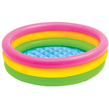 Imagem de Piscina Inflável Infantil Por do Sol de 56 Litros Redonda 86x25cm - 58924 - INTEX