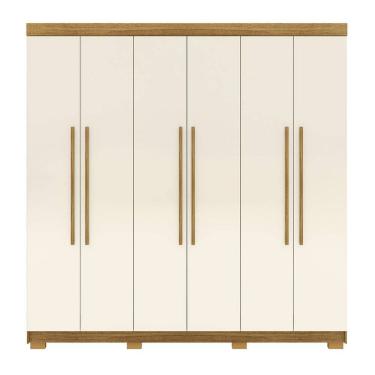 Imagem de Guarda-Roupa Alto 6 Portas 2 Gavetas Norway