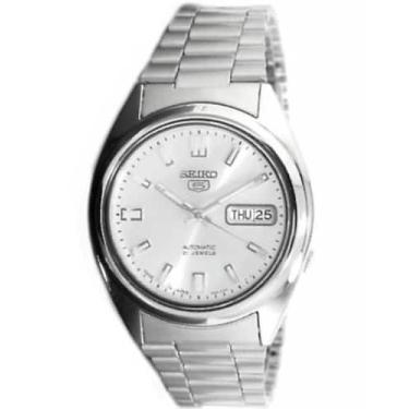 Imagem de Relógio SEIKO Series 5 com mostrador prateado automático para homens S