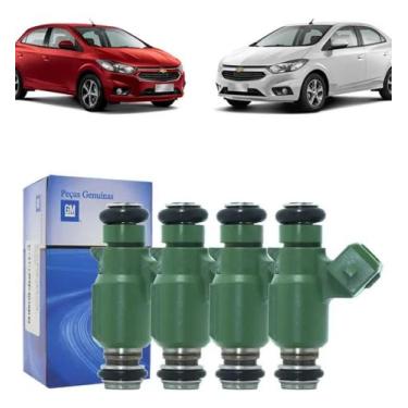 Imagem de 4 Bicos Injetores Prisma Onix 1.4 Flex 2013 A 2019 24578820 - GM