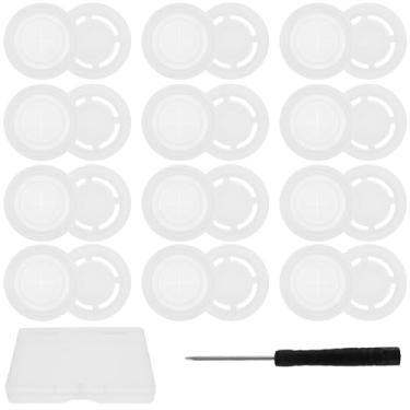 Imagem de 12 peças de válvulas de borracha de distribuição compatíveis com garrafa de água Gatorade, acessórios de peça de substituição de tampa de vedação de silicone para garrafa de água GX 850 g e tampa de