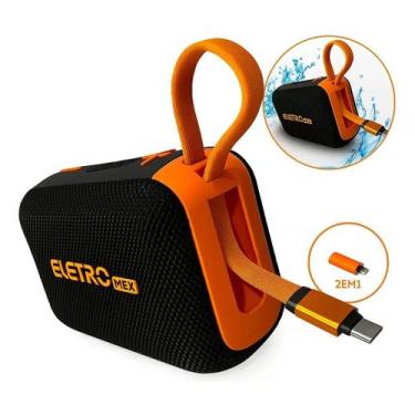 Imagem de Caixa De Som Bluetooth e Powerbank Potência 50w Rms Ipx6 Prova Dágua E