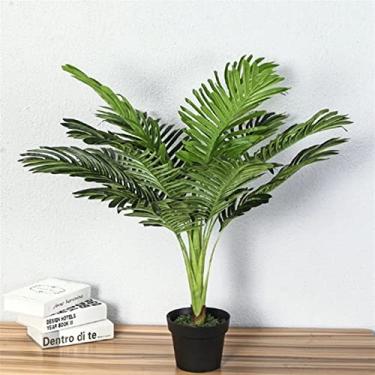Imagem de Planta artificial de 70 cm, cauda dispersa, girassol, vaso tropical, planta de árvore falsa, interior e exterior, casa, jardim, casamento (D 70 cm)