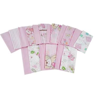 Imagem de Fronhas Para Berço Infantil 28x40cm Com 2 Unidades - Dugu, Rosa