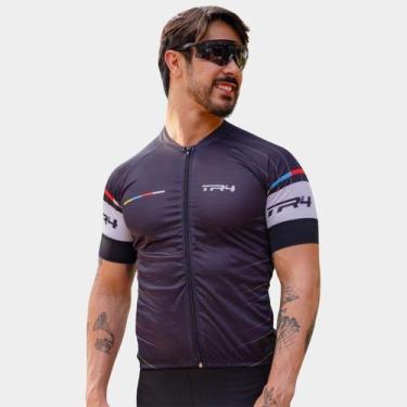 Imagem de Camisa Premium Masculina Manga Curta Respirável Proteção Uv Bolsos Tra