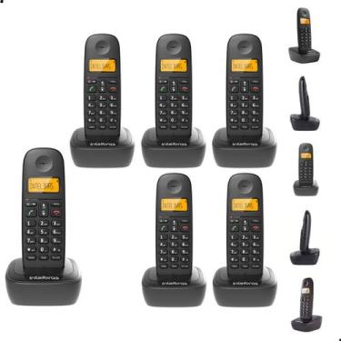 Imagem de Combo Telefone Sem Fio com 5 Ramal para Comunicação Interna Para Empre
