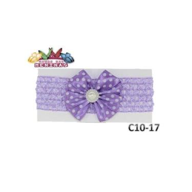 Imagem de 1 Faixa De Crochê /tricô Para Bebê mod 10 - mund, Branco