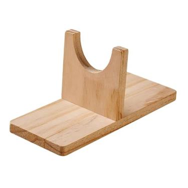 Imagem de Colaxi Suporte de madeira para cola quente, suporte universal para cola termofusível, prateleira, Pequeno