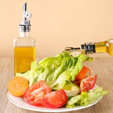 Imagem de Porta de derramamento de azeite de oliva com tampa flip, porta de despejo automático de aço inoxidável