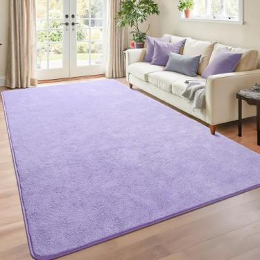 Imagem de Chicrug Tapetes minimalistas laváveis de 10 x 15 cm para quarto, sala de estar, sala de aula, tapete moderno de espuma viscoelástica macia para berçário infantil, tapete interno de camada baixa para