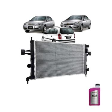 Imagem de Kit Radiador GM Astra Vectra 09> + Aditivo Radiador A05 Pronto Uso Black Prime
