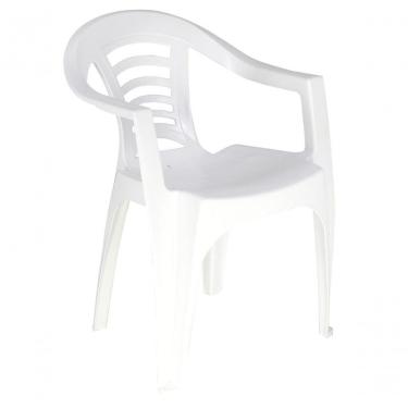Imagem de Cadeira Monobloco Tramontina Branca Em Polipropileno Sepetiba
