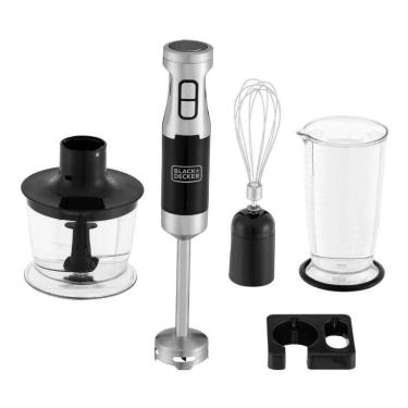 Imagem de Mixer Vertical Black + Decker 3 Em 1 Fuxion Mix Preto 600W MK600-BR 110V