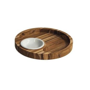 Imagem de Petisqueira Halden Em Madeira Teca 30Cm - Monte Novo