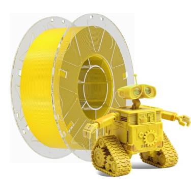 Imagem de Creality Filamento RFID para impressora 3D, pacote de filamento Hyper PLA de 1,75 mm para impressão 3D, filamento Hyper PLA RFID, alta precisão, carretel de 1 kg (amarelo)