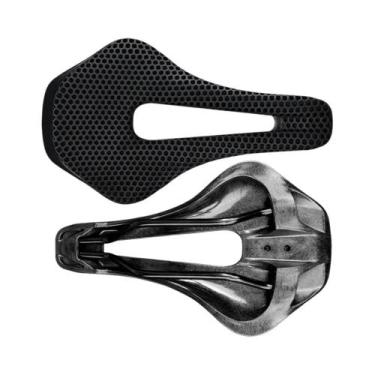 Imagem de Selim De Bicicleta Ultralight Respirável Impresso Em 3D Em Fibra De Ca