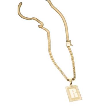 Imagem de Cordão Grumet Duplo 3mm pingente Inicial R Cordão - A.R Variedades MT