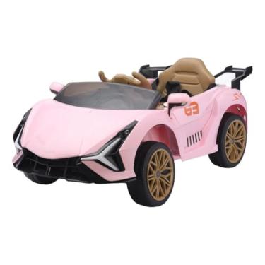 Imagem de MINI CARRO ELÉTRICO 12V COM CONTROLE REMOTO ROSA - BW373RS