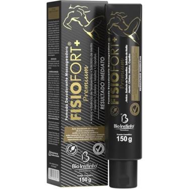 Imagem de Kit 2 Pomadas Massageadoras Fisio fort Premium 150g – Total 300g – Sensação Refrescante e Térmica, Fórmula com Arnica, Mentol, Cânfora, Copaíba e Mastruz