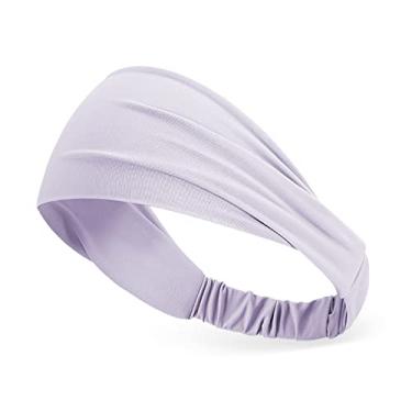 Imagem de Cinta de suor para treino faixa cabelo esportiva absorvente musculação corrida tênis ciclismo viagens