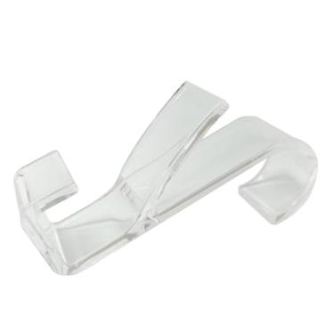 Imagem de Acessórios de Gancho Plástico Multifuncional Simples para Porta Casacos Toalhas Roupas Chapéus Cachecóis Bolsas Resistente ABS Banheiro e Sala Estar com Boa Capacidade Suporte