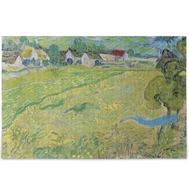Imagem de Quebra-cabeças personalizados Vincent Vangogh com pintura de campo para adultos, 500 peças, presentes engraçados de tecnologia de jogos, quebra-cabeças rígidos para adultos, impressão de arte animal