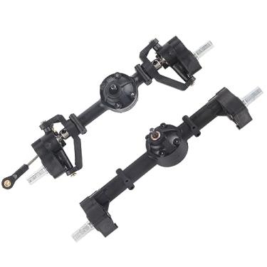 Imagem de Generic Caixa de Engrenagens do Eixo Traseiro Dianteiro de Metal Durável para Wpl C14 C24 C34 C44 B14 B24 Rc Peças de Atualização do Carro para Wpl Fy 1/16 Rc Carro