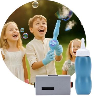 Imagem de Kit Refil para Varinha Mágica de Bolhas de Sabão e Vapor com LED, Kit Completo com Atomizador e Líquido (Kit Refil)