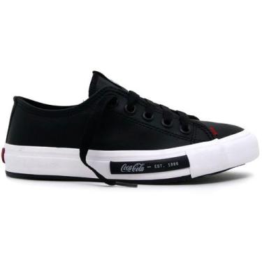 Imagem de Tênis Coca-Cola Feminino Daytona Town Preto - Coca-Cola Shoes, Preto, 