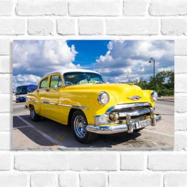 Imagem de Quadro Decorativo Taxi Vintage - Arte Aqui, 20x30cm