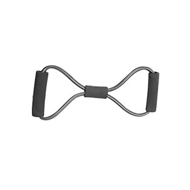 Imagem de Banda em Forma de Figura 8 com Alça para Exercícios Musculação e Força Equipamento Estiramento Fitness Yoga Treino Casa Fortalecimento Muscular Emagre