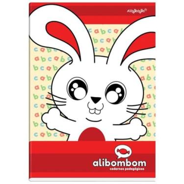 Imagem de Caderno Alibombom Brochurão (Vermelho Numerado 123X)