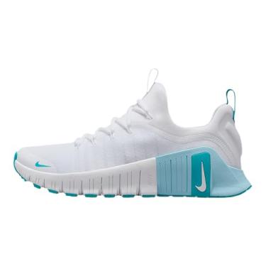 Imagem de Nike Free Metcon 6 Tênis de treino feminino (FJ7126-107, branco/azul gelo/cacto empoeirado), Branco/azul glacial/cacto empoeirado, 41