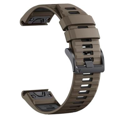 Imagem de BANSO Pulseira de relógio de nylon de ajuste rápido de 26 mm para Garmin Fenix 8 de 51 mm, pulseira de relógio para Garmin Fenix 7x pro Sapphire Solar 26 mm, para Garmin Fenix 7X/Fenix 6X/Fenix/5X