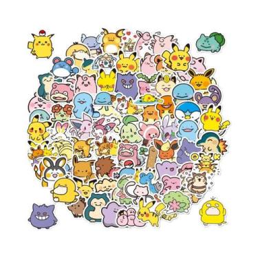 Imagem de Adesivos De Graffiti De Pokémon Em Estilo Cartoon, Impermeáveis, 50 a 