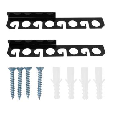 Imagem de Suporte para vara de pesca na parede, montado no teto, rack para vara de pesca, organizador de armazenamento, rack de vara de pesca em acrílico, comporta 8 hastes para entusiastas