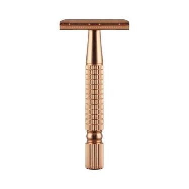 Imagem de Navalha De Segurança Manual Tradicional Masculina Com Lâmina Dupla Em 